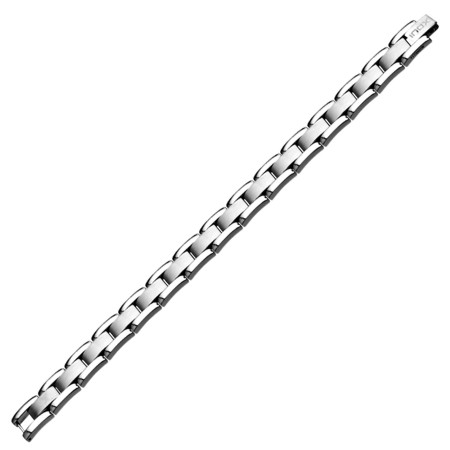 Titanium Link Bracelet - Matte & Shiny